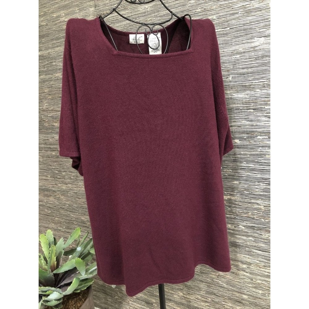 Kathy Lee Woman Short Sleeve Sweater 22/24W